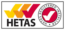 Hetas Approved solid Fuel logo